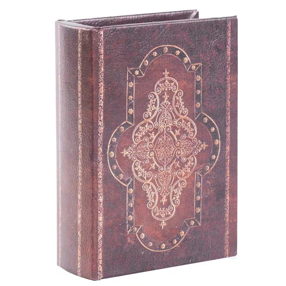 The Fable & Forge Vintage Book Style Hidden Storage Box