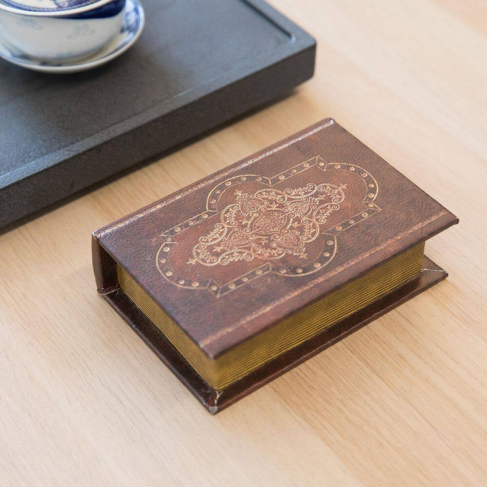 The Fable & Forge Vintage Book Style Hidden Storage Box