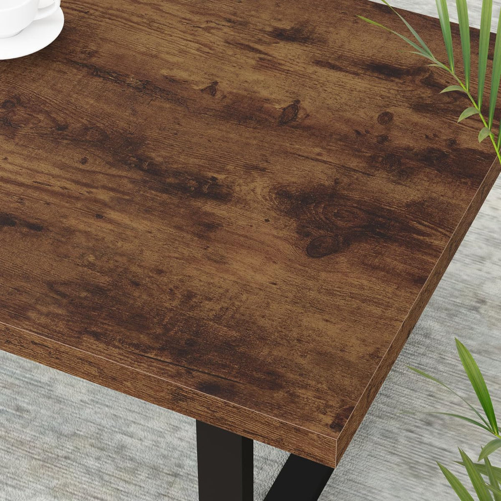 The Fable & Forge Rustic Industrial Coffee Table
