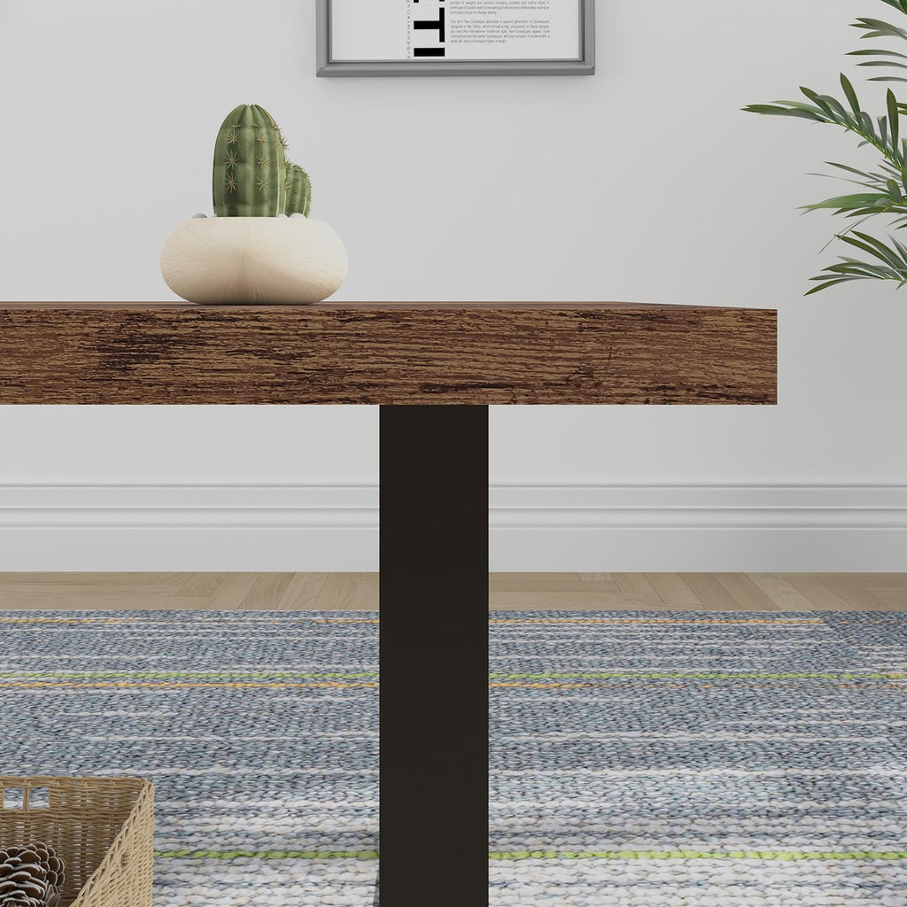 The Fable & Forge Rustic Industrial Coffee Table
